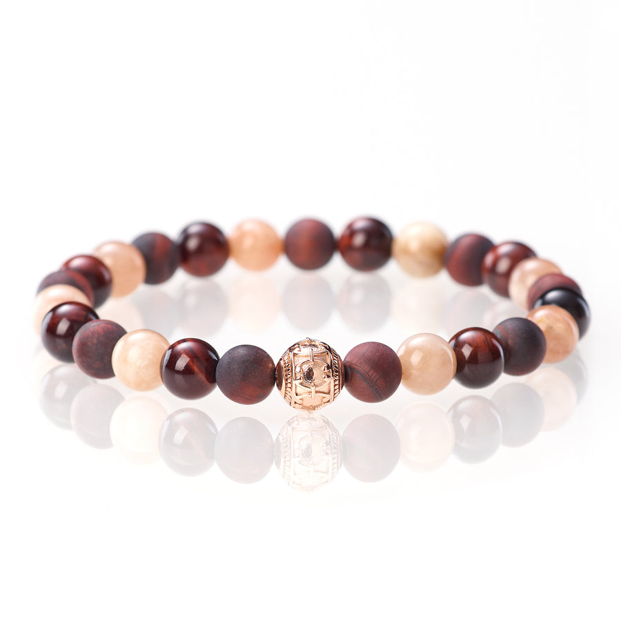 Pomegranate - 8mm - 18 Karat Roségold